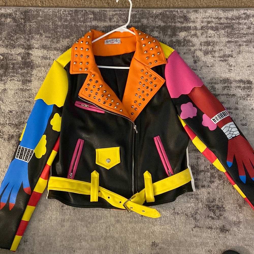 Faux Leather Biker Jacket from the boutique Swank A Posh